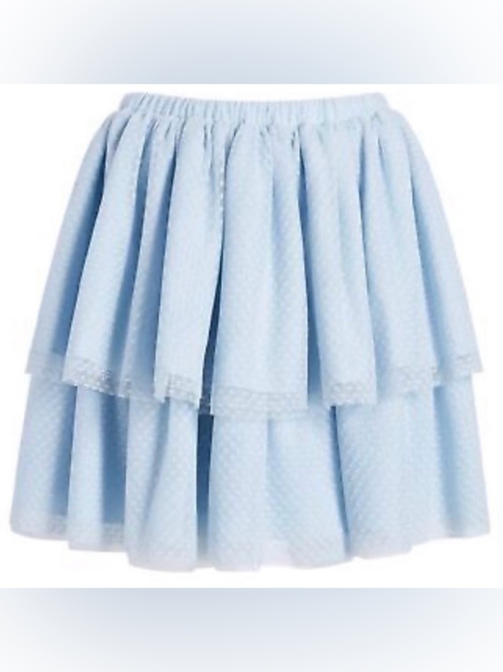 🍁Hill House Home Tulle Skirt “Clara” Blue Tulle - Size Medium - 2021 - Like New
